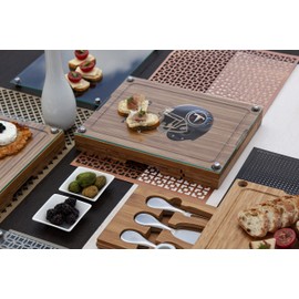 PICNIC TIME Tennessee Titans Concerto Cheese Board with Serving Stage and Tools