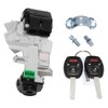 ZPZPHOM Ignition Switch Lock Cylinder 46 Chip Immobilizer Keys with