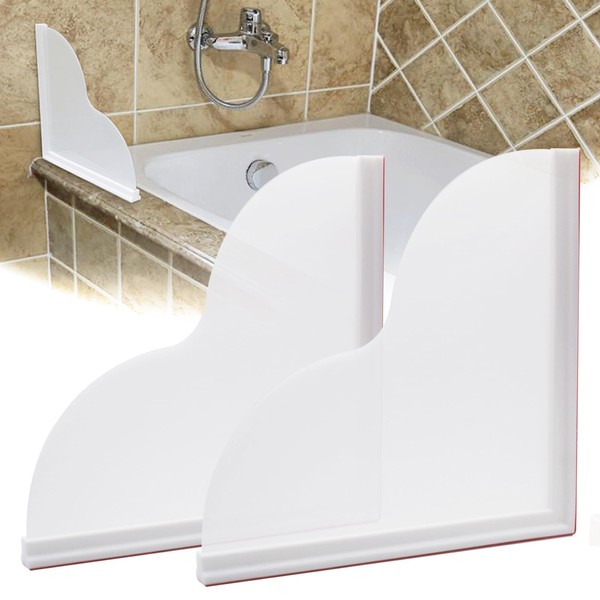 FAILUN Shower Splash Guard, 2pcs Large Tub Water Splash Guard