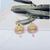 WSNANG Sleeping Princess Aurora Gift Princess Aurora Crown Pendant Earrings