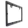 Harrier Hardware Die-Cast Metal Automobile License Plate Frame, Carbon Fiber
