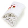Abc Casa Gift Towel for 70th Birthday with Embroidered Hearts