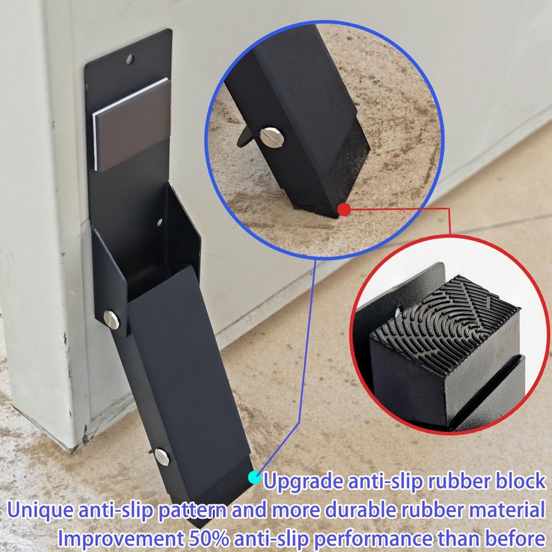 Door Stoppers Adhesive, Kick Down Door Stop Holder Keep Door