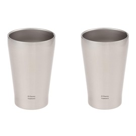Maebata D-MF72 53066 Tumbler Pair Set, Vacuum Insulated, Hot or Cold Insulated, 9.5 fl oz (280 ml), Stylish, Boxed, Gift, Present