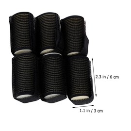 BIUDECO 2sets Hair Brush-comb Curlers Self Grip Hair Curler Set for Women Boys and Girls for Medium Long Curly Waves 6pcs*2