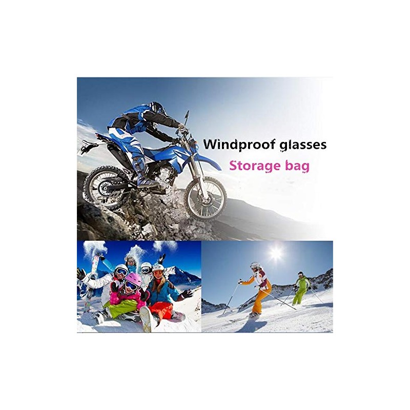 SZMYLED Portable Ski Goggles Protective Case (Without Glasses) Glasses Case