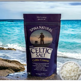 Celtic Sea Salt - Contains 82 Essential Minerals - 1/2 1lb - Organic - Hydrates Skin - Lowers High Blood Pressure - PREMIUM SALT