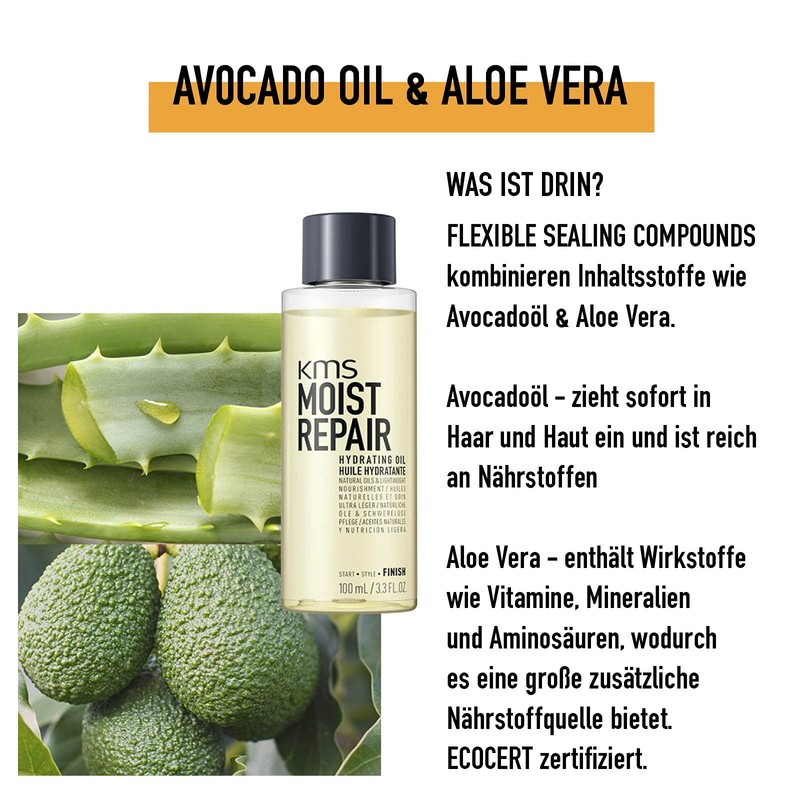 KMS MOISTREPAIR Hydrating Oil for All Hair Types 100ml