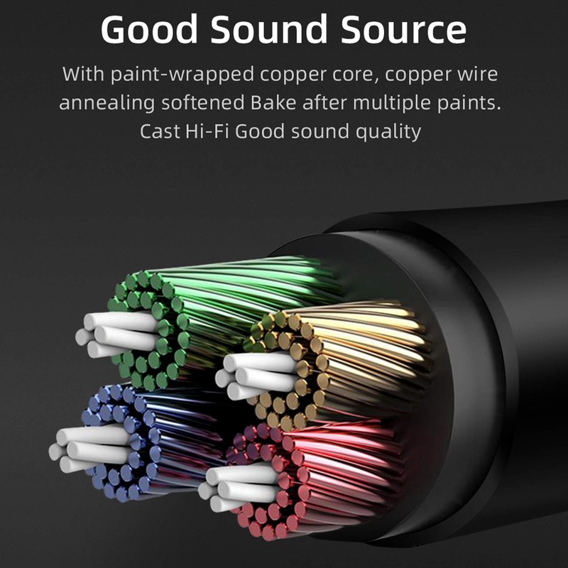 Rpanle Headphone Mic Splitters Adapter, 3.5mm Male to Dual 3.5mm