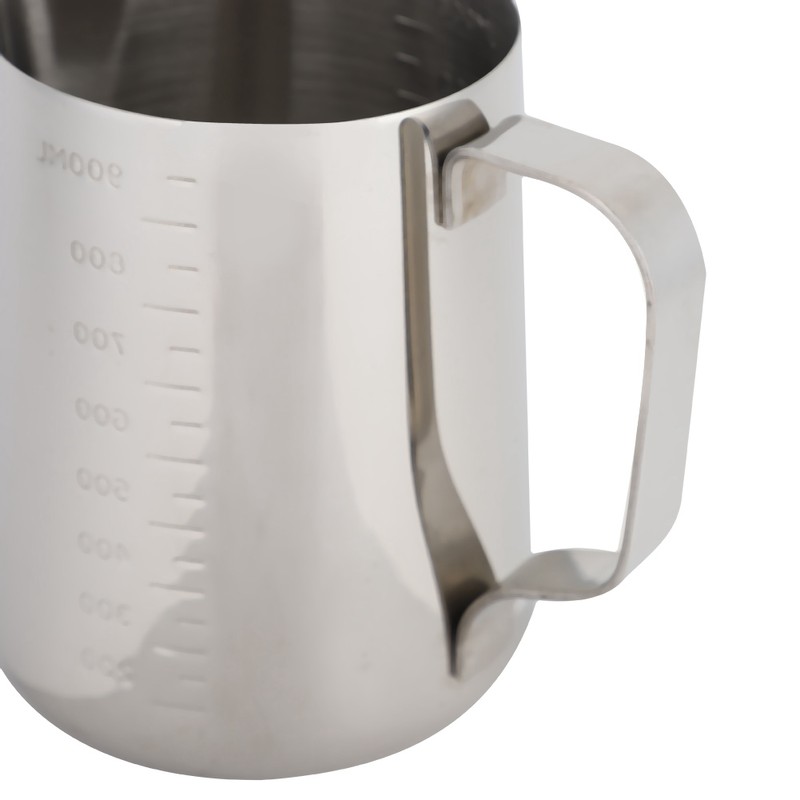Stainless Steel Measuring Cup Coffee Jug Milk Frothing Pot Espresso