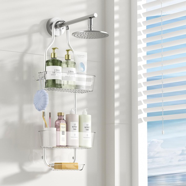 APLOP Shower Caddy Hanging 3-Tier,No Drill Rustproof Stainless Steel,Shower Storage