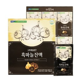 Jirisan Macheon Nonghyup Goydamun Black Garlic Essence 70ml x 30 sachets / 지리산마천농협 고이담은 흑마늘 진액 70ml x 30포