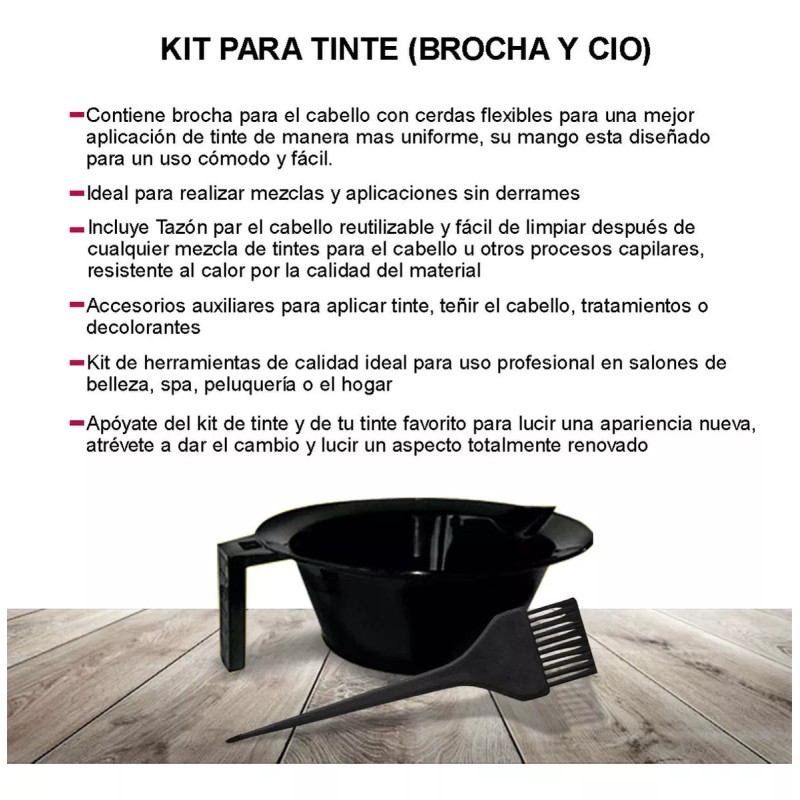 Biobelleza Brocha Mopi Para Tinte 20 Cm De Largo +