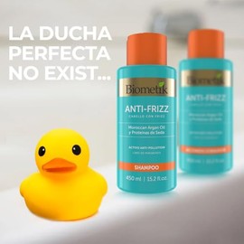 Biometik Anti-Frizz, Acondicionador para Cabello con Frizz, Elimina el Frizz, Desenredo Inmediato y Mxima Hidratacin, con Morrocan Argn Ol y Protenas 