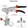 Wonglea Long Handle Multi Angle Miter Shears,Large Quarter Round Cutting