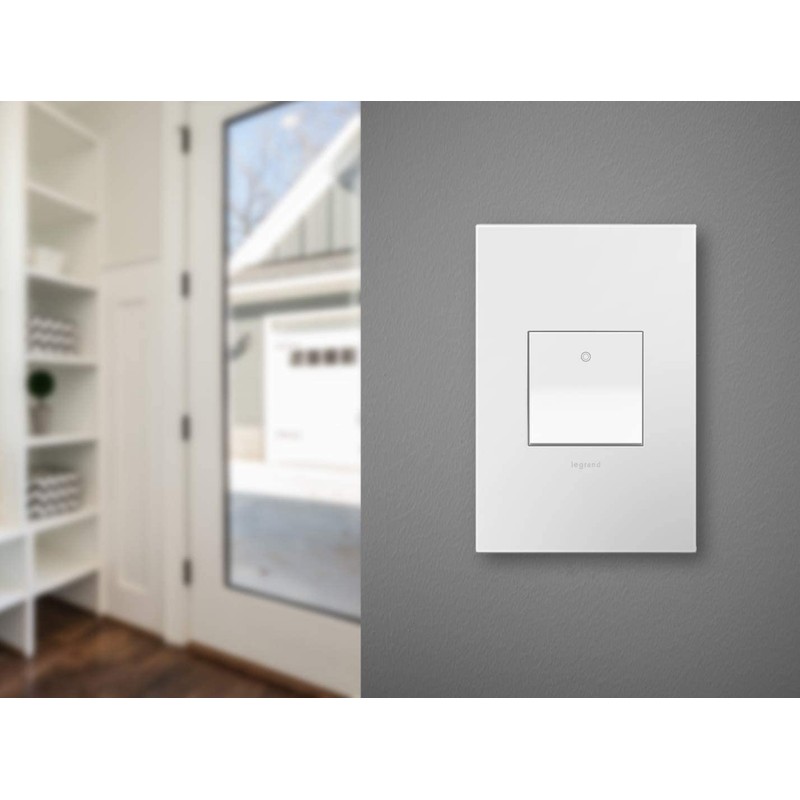 Legrand adorne 20A 4-Way Paddle Switch in Gloss White Finish