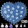 YZYDF Nail Art Silicone Mold 3D Flowers Nails Making Molds