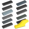 LONGERSIZHAN 100Fogli Carta Vetrata Abrasiva 120-5000, 9x3cm, Umido/Secco