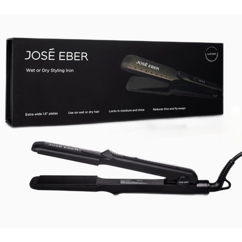 Wet JOSÉ EBER 1.25" WET OR DRY HYBRID HAIR FLAT