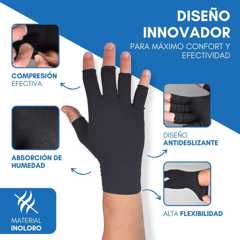 Podcase Osteoarthritis Gloves for Men and Women, Compression Gloves for