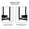 VEDECASA Large Printer Stand Cart with Charging Station USB Port