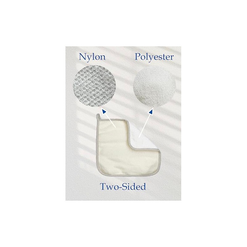 Rainbow Moon Paquete Paños Exfoliantes Rostro Cuerpo Baño Tejido Suave