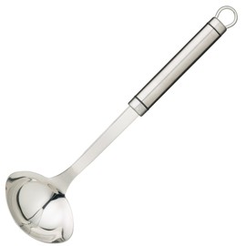 KitchenCraft KCPROML Professional Small Ladle Spoon for Sauce and Gravy, Stainless Steel, 28.5 cm, Silver