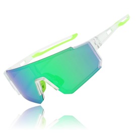 Rosedreamer Cycling Glasses Quick Glasses for Men Women Polarised Cycling Glasses UV400 Safety Glasses for Outdoor Activities such as Cycling Ski Fishing Running Rave (Black)