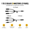 BougeRV Solar Y Branch Connectors Solar Panel Parallel Connectors 1