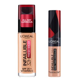 L'Oreal Paris Kit base de maquillaje Infalible 200 + corrector 325