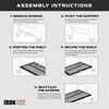 Iron Forge Tools Pellet Grill Storage Shelf Compatible with Traeger