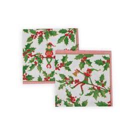 Jingle Elves Cocktail Napkins - 20 Per Package
