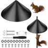 Qualirey Squirrel Baffle for Bird Feeder Bird House Guard Stopper