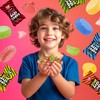 Funtasty Extreme Sour Hard Candy Mix - Strawberry, Blue Raspberry,