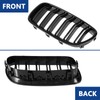 DEKEWEI F10 Grille,Front Kidney Grille Grill Compatible With 2010-2017 5