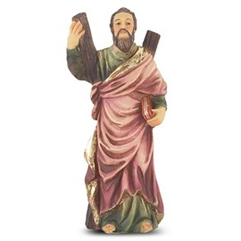 4" Statue with Prayer Card St. Andrew