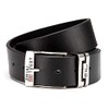 BEZLIT Men's Belt with Metal Clasp, black