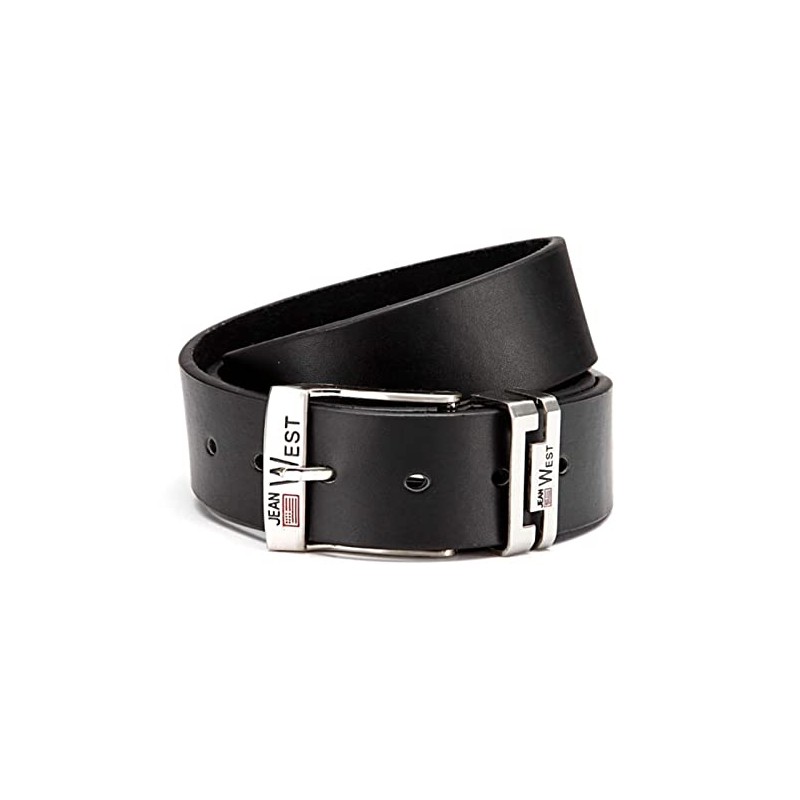 BEZLIT Men's Belt with Metal Clasp, black