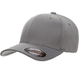 Flexfit 6477 Wool Blend Cap - Large/X-Large (Gray), Gray, X-Large