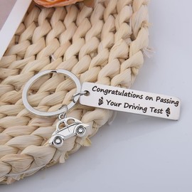 New Driver Gifts for Men Women Best Friend Congratulations Gifts for Drivers License Gifts for Driver Congratulations on Passing Driving Test Keychain Gifts for Teen Girls Boys