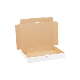 Maxi Letter Boxes White 350 x 250 x 50 mm DIN A4+ B4 Pack of 100