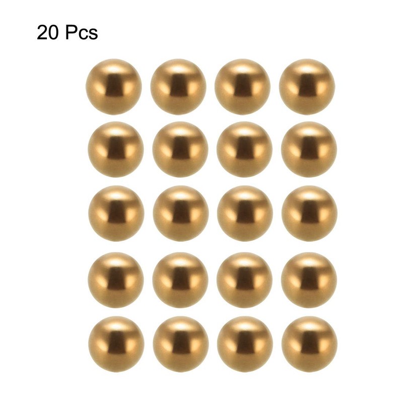 uxcell 3/8 Inch Precision Solid Brass Bearing Balls 20pcs