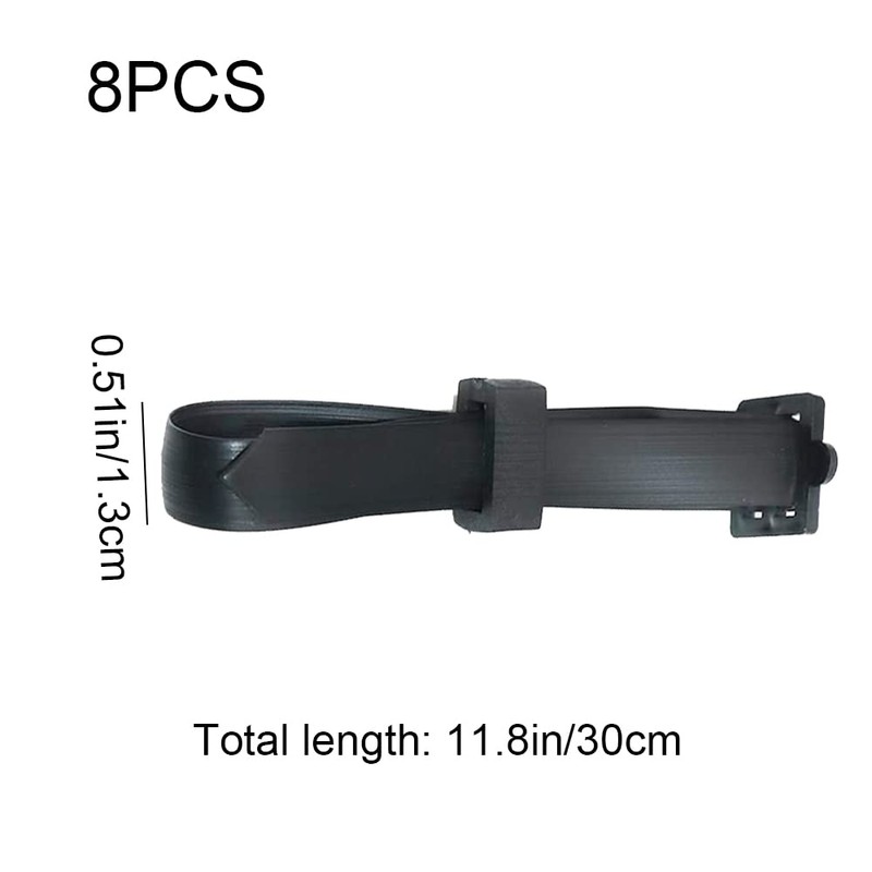 HHONGDU 8 Pcs(30x1.3cm) Tree Ties Straps Adjustable Tree Traps Heavy