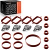 Intake Bridge Twist Flaps Seal Set 4 x 22 mm