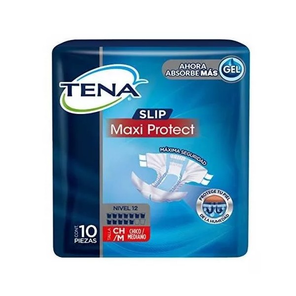 Tena Slip Maxi Protect Talla Ch/m; Tena; 10 Piezas
