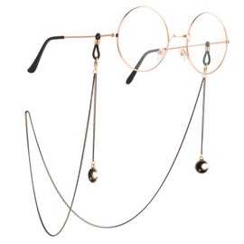 Amabro Eyeglass Chain for Women, Adjustable Glasses Strap Holder Eyewear Retainer Chain Face Mask Necklace Anti-Lost Sunglasses Lanyard