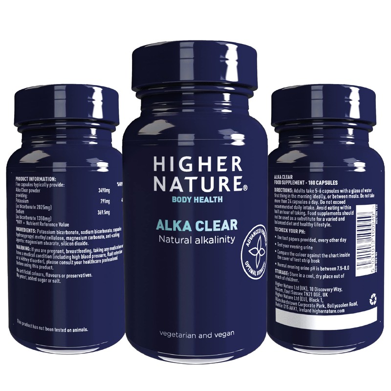 Higher Nature - Alka Clear - Natural Alkalinity - Electrolytes