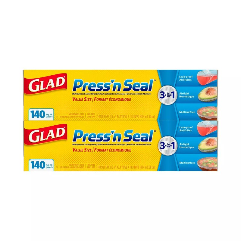 GLAD PRESS & SEAL GRIP SARAN WRAP 11.8" x 47.4