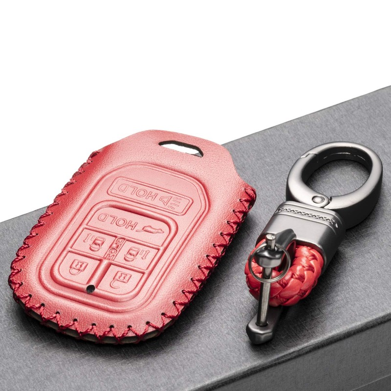 Vitodeco Genuine Leather Smart Key Keyless Remote Entry Fob Case