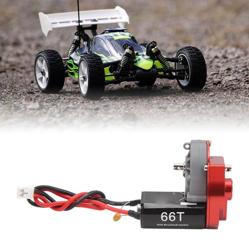 RC Gear Box with 050 66T Brushed Motor 7.4V Efficient